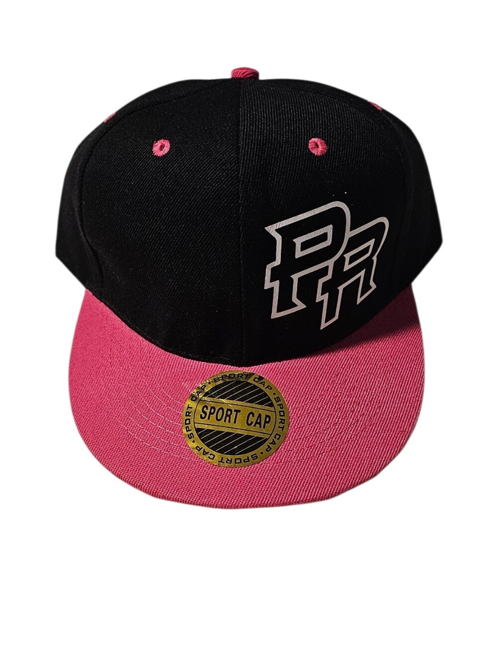 Puerto Rico PR Women’s Snapback Hat Black Pink Flat Bill Sport Cap NWT